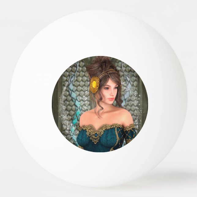 Fairytale Princess Ping Pong Ball (Front)