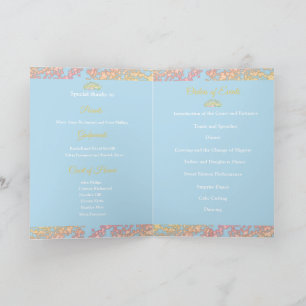 Fairytale Princess Sweet sixteen Program Programme