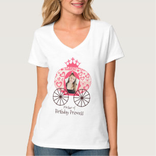 Fairytale Royal Princess Carriage Girl Birthday T-Shirt