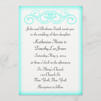 Fairytale Scroll Wedding Invitation