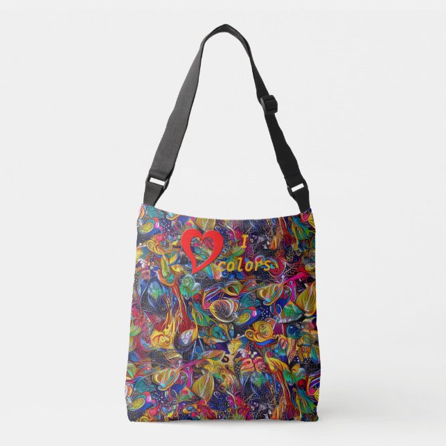 Fairytale Sea I Love Colors tote (Front)