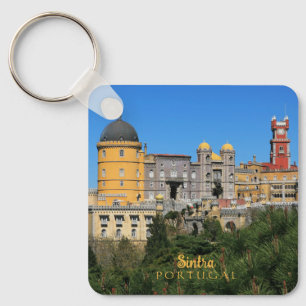 Fairytale Sintra Palace photo, in Portugal Key Ring