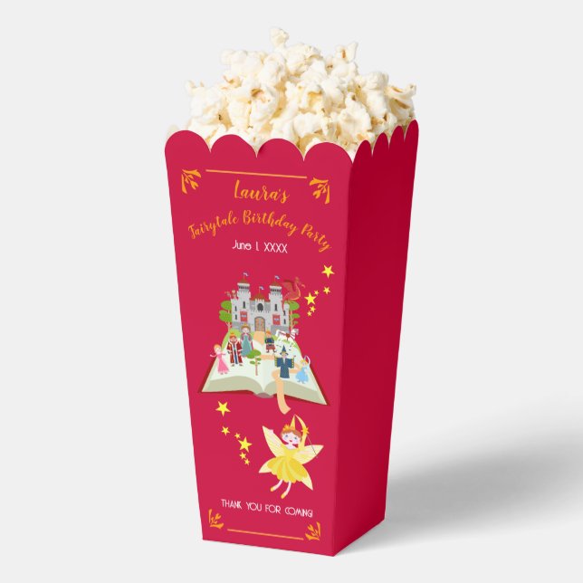 Fairytale Stories Girl Birthday Party Favour Box (Popped)