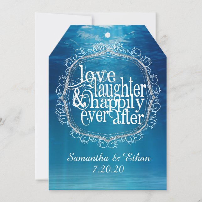 Fairytale Theme Thank You Tags Card (Front)