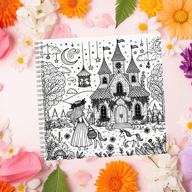 Fairytale Themed Colour Me Notebook (Creator Uploaded)
