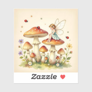 Fairytale Themed Cottage Core Vintage Mushrooms