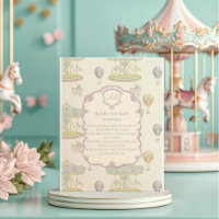 Fairytale Vintage Amusement Park Book fo Baby