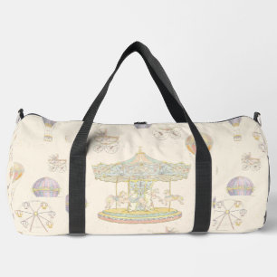 Fairytale Vintage Amusement Park Duffle Bag