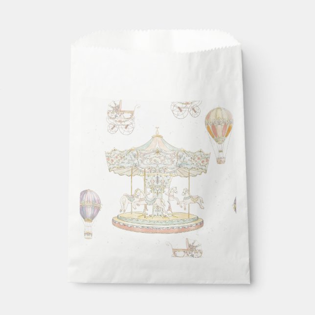 "Fairytale Vintage Amusement Park" Favour Bags (Front)