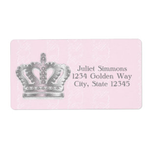 Fairytale Vintage Princess Elegant Sticker Label