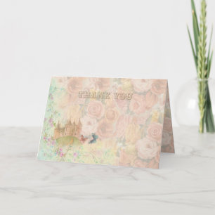 Fairytale Wedding Custom Thank You Card