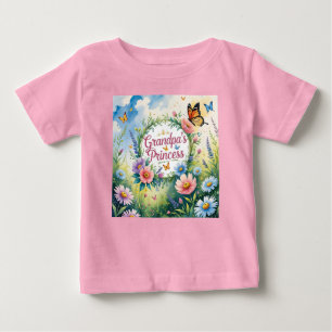Fairytale World Grandpa's Princess Baby T-Shirt