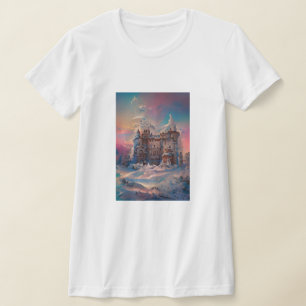 Fairytale World, Winter Castle, Snow Castle, Gift T-Shirt
