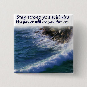 Faith_ 15 Cm Square Badge