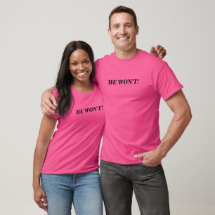 Faith affirmation that God won't fail. T-Shirt