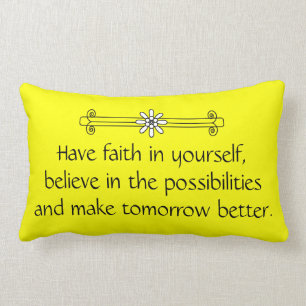 Faith and Belief Lumbar Cushion