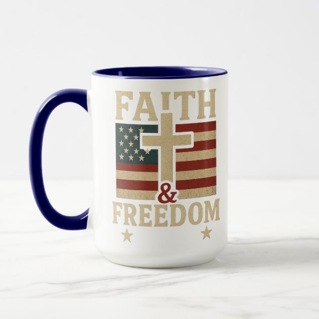 Faith and Freedom Mug (Left)