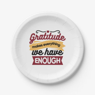 Faith and Gratitude Artwork – Uplifting Christian Paper Plate