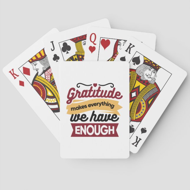 Faith and Gratitude Artwork – Uplifting Christian  Playing Cards (Back)