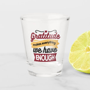 Faith and Gratitude Artwork – Uplifting Christian Shot Glass