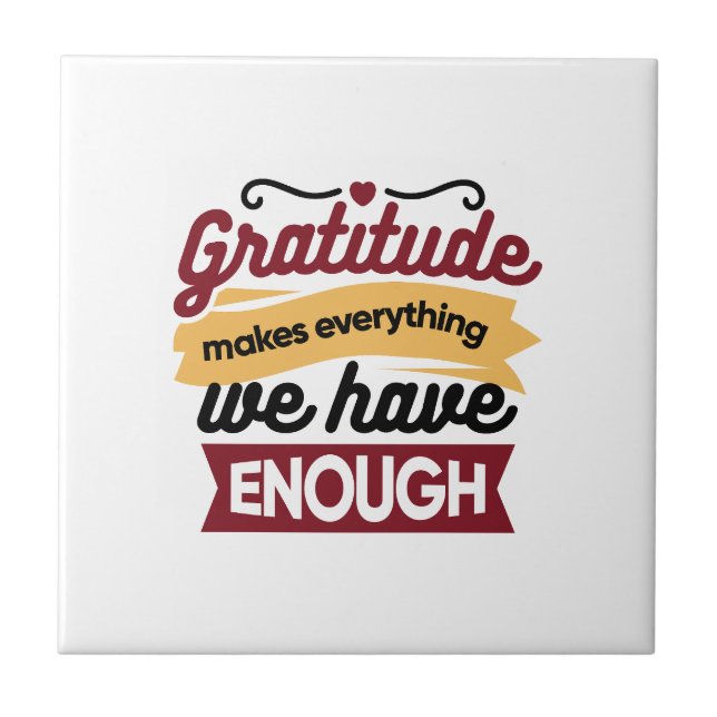 Faith and Gratitude Artwork – Uplifting Christian  Tile (Front)