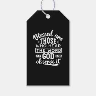 Faith and Obedience – Inspirational Scripture Gift Tags