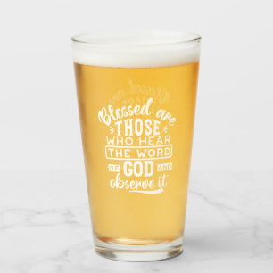 Faith and Obedience – Inspirational Scripture Glass