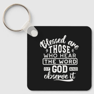 Faith and Obedience – Inspirational Scripture Key Ring