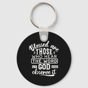 Faith and Obedience – Inspirational Scripture Key Ring