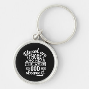 Faith and Obedience – Inspirational Scripture Key Ring