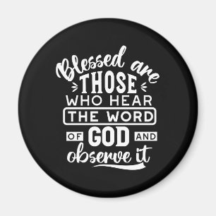 Faith and Obedience – Inspirational Scripture Magnet