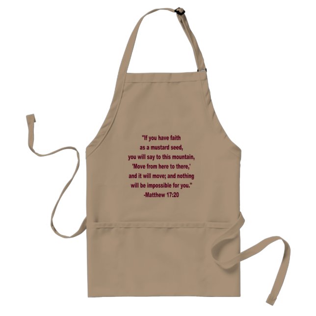 Faith as a Mustard Seed Apron (Front)