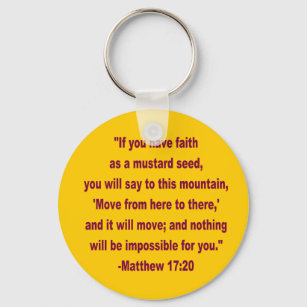 Mustard Seed Faith Key Ring