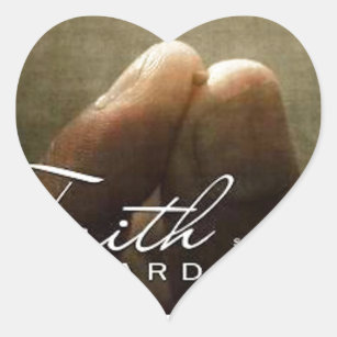 Faith As Small As A Mustard Seed Heart Sticker