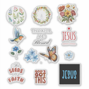 Faith Based Bible Journalling Stickers