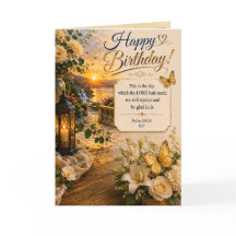 Faith Based Birthday Card