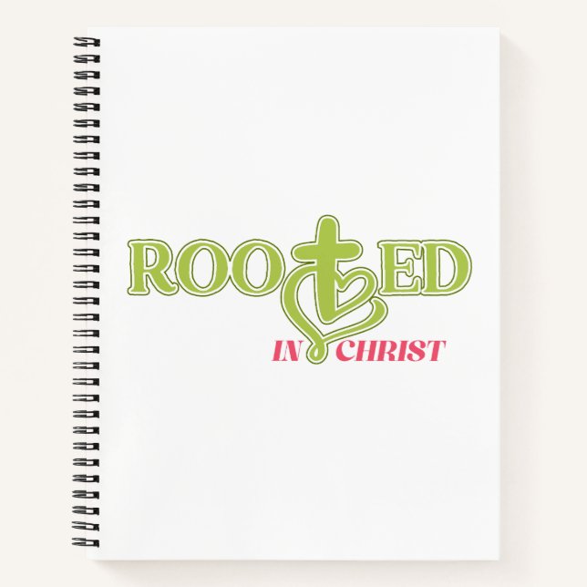 Faith Based Journal Rooted in Christ (Front)