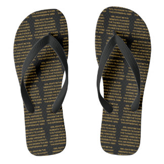 Faith Based Serenity Prayer Quote All-Over Unisex Jandals