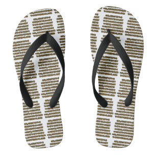 Faith Based Serenity Prayer Quote All-Over Unisex Jandals