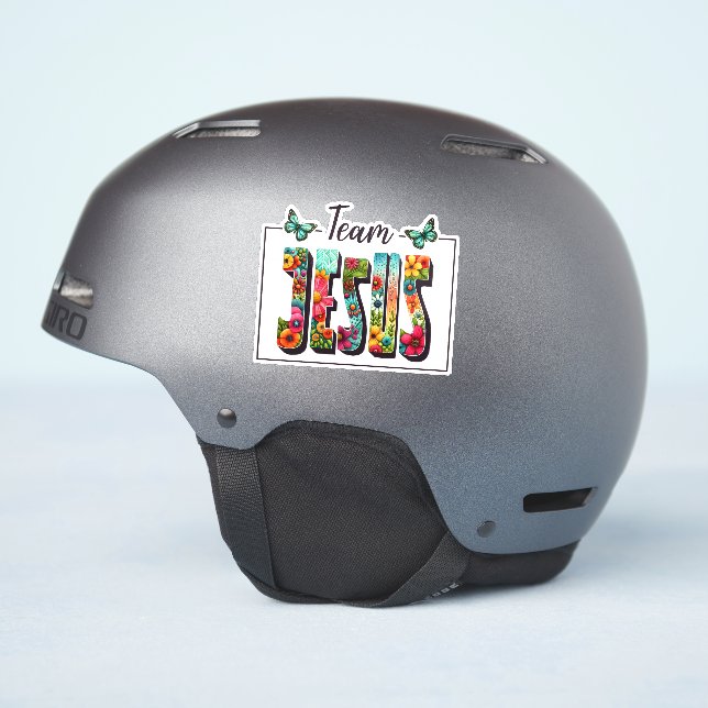 Faith Based Sticker - Team Jesus (Helmet Side)