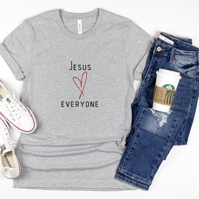 Faith based t-shirt for women | Jesus loves  (Creator Uploaded)