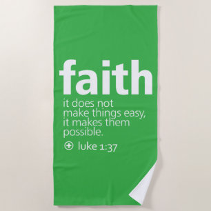 Faith Beach Towel