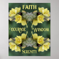 Faith Beetle Flower Abstract Inspirational