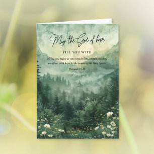 Faith Bible Verse Romans 15:13 Card