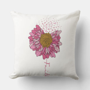 Faith- Breast Cancer Awareness Cushion