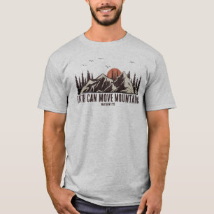 Faith Can Move Mountains Bible Verse Christian T-Shirt