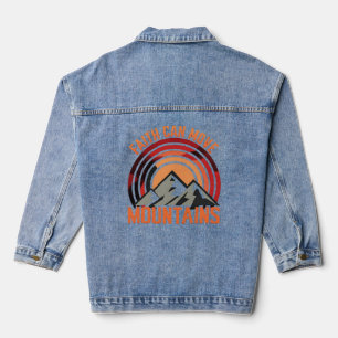Faith Can Move Mountains Christian Tee Denim Jacket