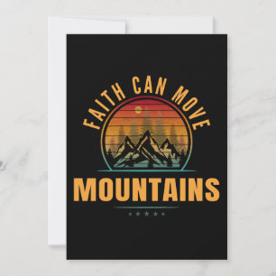 Faith Can Move Mountains Invitation