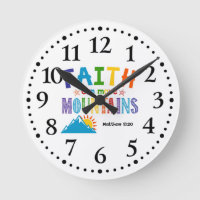 Faith Can Move Mountains Kids Scripture Art