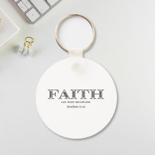 Faith can move mountains Matthew 17 Key Ring